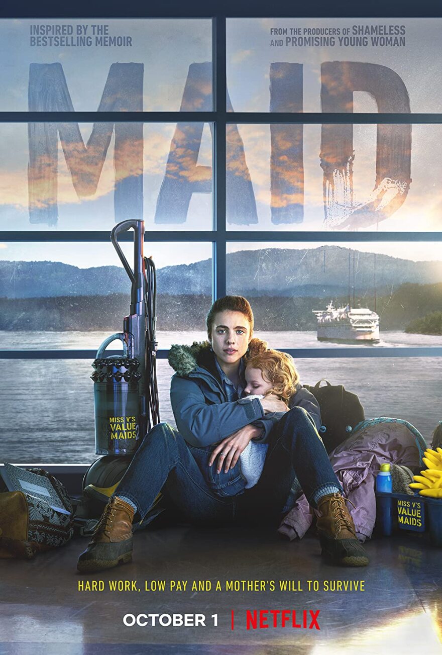 Promotional poster for "Maid" Netflix series