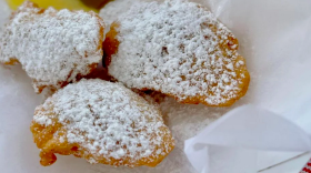 Calas are rice fritters with long roots in New Orleans.