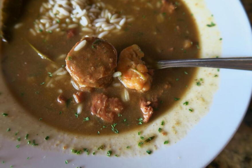 Gumbo from Neyow's Creole Cafe in New Orleans