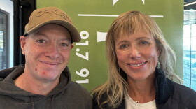 Park City School Board Vice President Nick Hill (left) and President Meredith Reed (right)