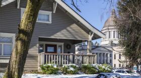 This home is one of 18 owned or used by lobbyists in Olympia's South Capitol neighborhood, across the street from the state Capitol campus. CREDIT: STEVE RINGMAN/THE SEATTLE TIMES