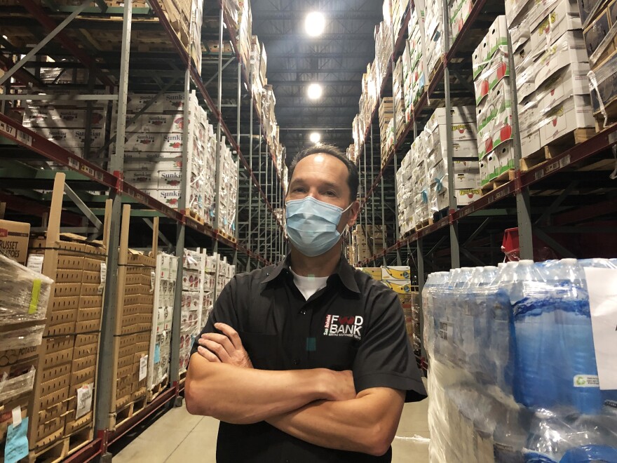 Eric Cooper is CEO of the San Antonio Food Bank, which has experienced 100 percent more clients because of the pandemic and not enough donations to keep up.