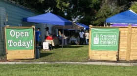 Community members came out for the grand opening of Frankie's Outdoor Market Saturday, August 21, 2020.