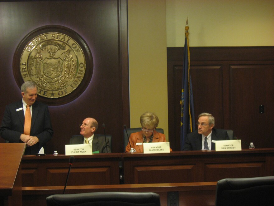 Idaho Senate Ethics Panel Members: Chairman Dean Mortimer (R-Idaho Falls), Sen. Elliot Werk (D-Boise), Sen. Diane Bilyeu (D-Pocatello), Sen. Dan Schmidt (D-Moscow)