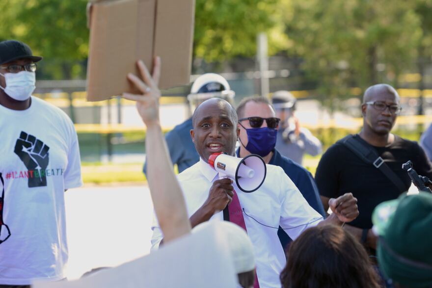 Mayor Quinton Lucas implored protesters to continue talking to him about what they want and need to feel safe.