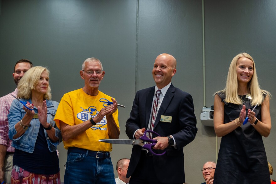 Rockwood Superintendent Mark Miles and other scenes from the ribbon cutting of the Eureka Elementary School on Aug. 29, 2019.