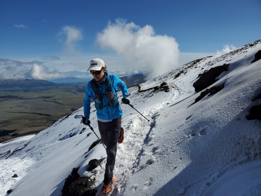 Runner Tyler Andrews takes on his biggest challenge yet — trying to beat the fastest known times on 10 of South America's most difficult peaks. (Courtesy of Tyler Andrews)