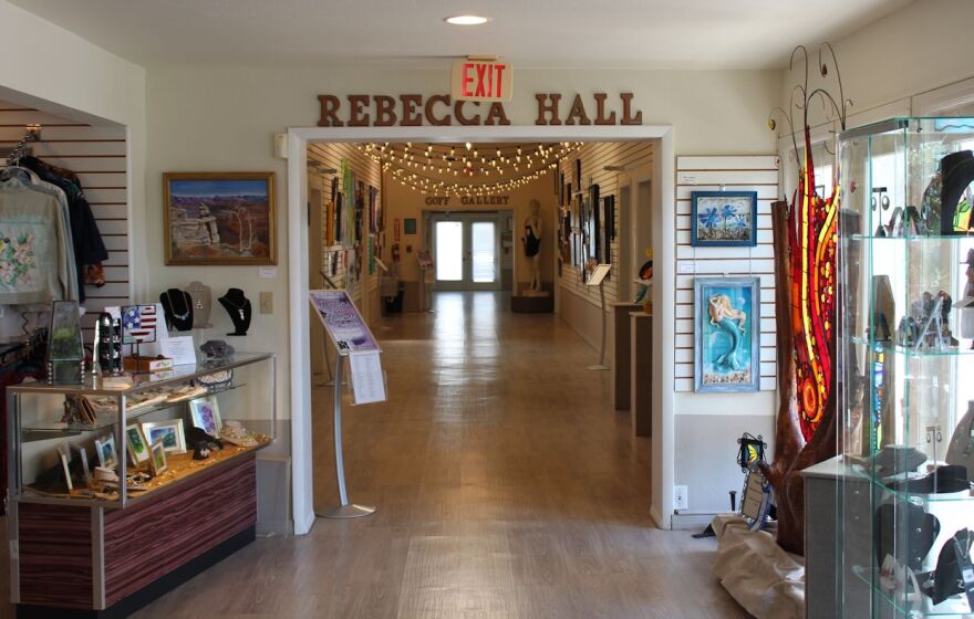 Rebecca Hall is one of three galleries inside the Visual Arts Center in Punta Gorda