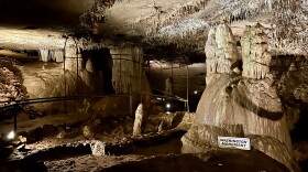 Crystal Cave in rural Greene County, Missouri, was opened commercially in 1893.