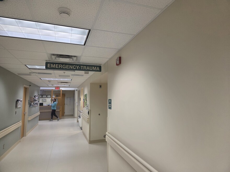 The current Fosston Emergency Room is placed in the middle of the hospital, shown on April 20, 2026. The new ER will be near the main entrance.