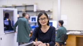 Baylor Magazine - Julia Chan – Professor – Chemistry and Biochemistry - Material Science - Endowed Chairs – faculty, portraits, headshots, labs, research, graduate students - Baylor Sciences Building – BSB – 08/17/2022