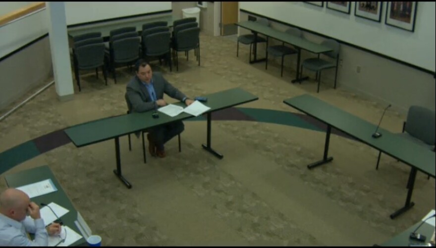 Most of the Pekin City Council participated via teleconference in the Monday, April 27, 2020 council meeting. 