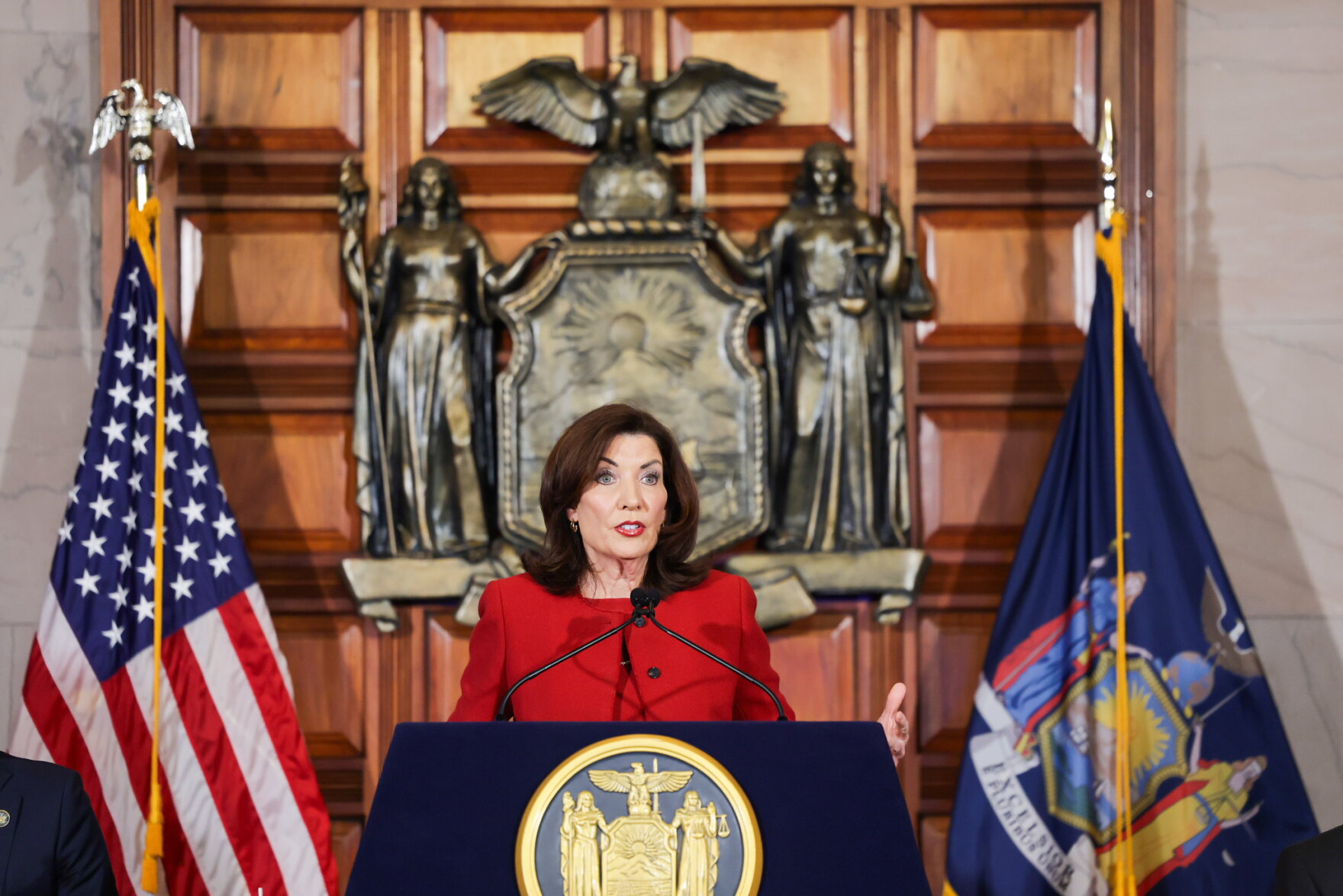 Gov. Hochul's NY school cellphone ban gets a warm reception in Albany