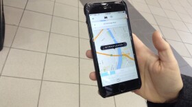 The Uber app