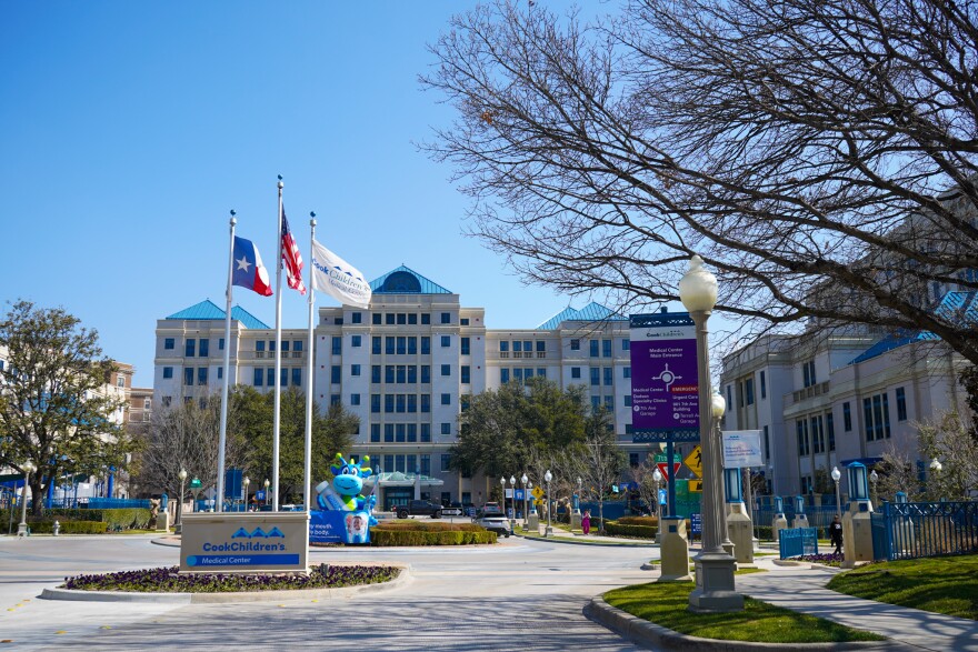 The Cooks Children's Medical Center is located in Fort Worth.