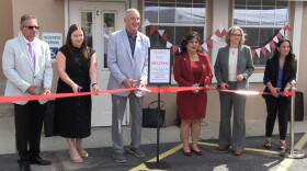 Ribbon cutting that the Regional Infant Hearing Testing Center