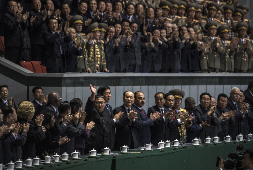 PHOTOS: North Korea Celebrates 70 Years With Military Parade And Mass