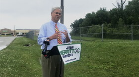 Republican mayoral candidate Jim Merritt announced Thursday his plans to end food insecurity in Indianapolis.