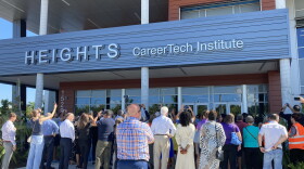 A couple of hundred people attended a ribbon cutting and official opening for a new vo-tech institute in Lee County.