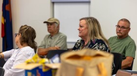 Yuma County residents attend town hall at Yuma Main Library on Wednesday, November 12, 2025.