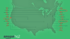 Amazon isn't bringing its second headquarters to South Florida. It will split the office between New York and Washington D.C. It also announced a new operations center in Nashville.
