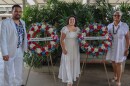 Jax legislators Manny Abarca and Venessa Huskey at USS Missouri 40th Anniversary of recommissioning at Pearl Harbor May 10, 2026 