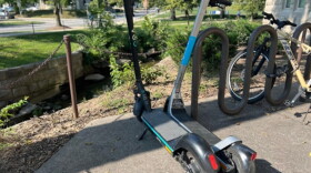 The second most common type of parking violation was to leave a scooter on landscaping areas.