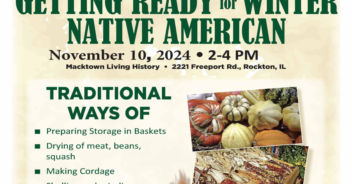 Native Winter Getting Ready for Winter- Native American | Northern Public Radio: WNIJ ...