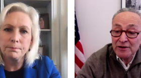 Sen. Kirsten Gillibrand and Sen. Charles Schumer. TOM MAGNARELLI / WRVO PUBLIC MEDIA