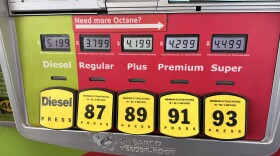 The price of gas is at nearly $3.80 at a Wawa in Orlando Tuesday morning.