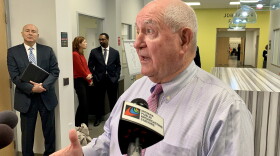 U.S. Agriculture Secretary Sonny Perdue, whose department oversees SNAP benefits, or food stamps, speaks with the media at a WorkOne center in Indianapolis.