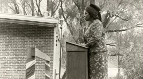 Marian Anderson at the dedication of Huntington Hall (on the Danbury Museum campus) in October of 1963.