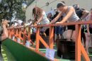  Dozens of people compete in grape-stomping competition