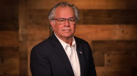 Congressional candidate Stephen Skoly at Ocean State Media studios on Aug. 4, 2026 Credit: Ocean State Media