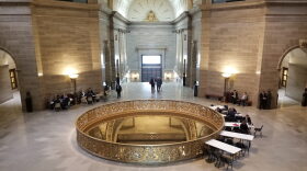  The Missouri Capitol rotunda, usually bustling with activity during the final week of the legislative session, was almost deserted Tuesday, May 10.