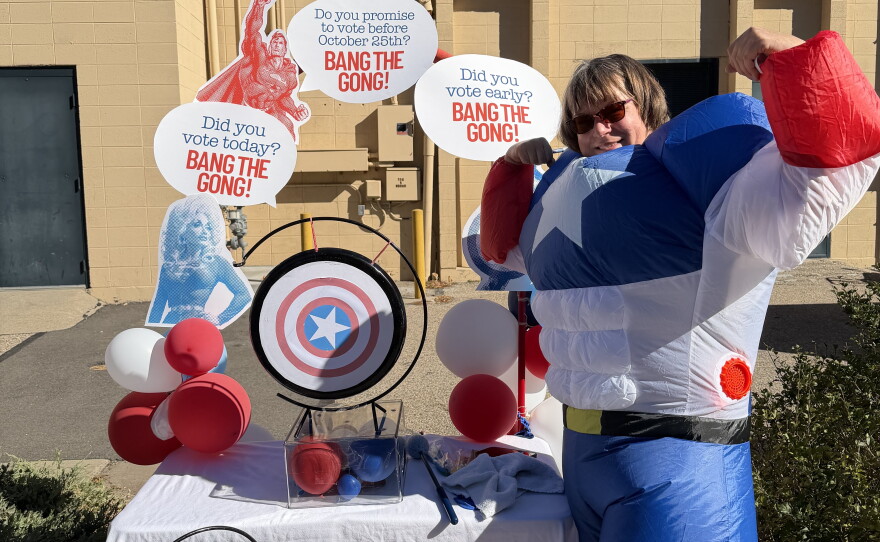 Organizers estimated about 1,500 protesters at a gathering this Saturday in Fort Collins. They want to urge the community to vote next month.