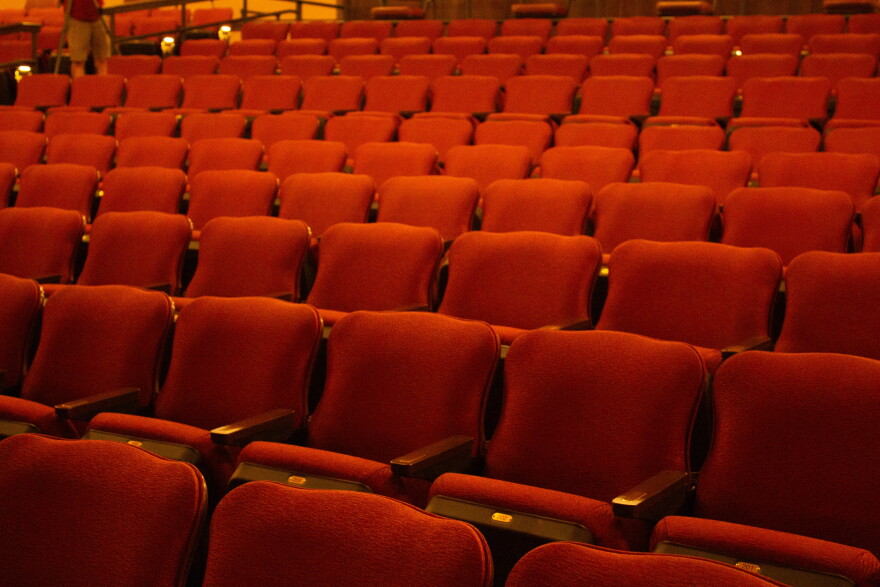 Rows of new plush theater seats are waiting for audiences to return to Wichita's Orpheum Theatre. The venue received a $13 million renovation over the last 15 months and reopens to the public this week.