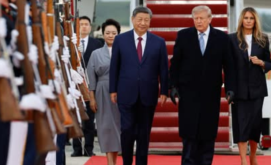 Chinese President Xi Jinping and U.S. President Donald Trump met at Joint Base Andrews on Wednesday, Sept. 23, 2026, at the start of a three-day state visit.