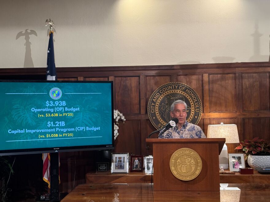 Andy Kawano, director, City and County of Honolulu Department of Budget and Fiscal Services