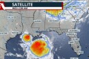 Satellite photo of Tropical Storm Bertha.