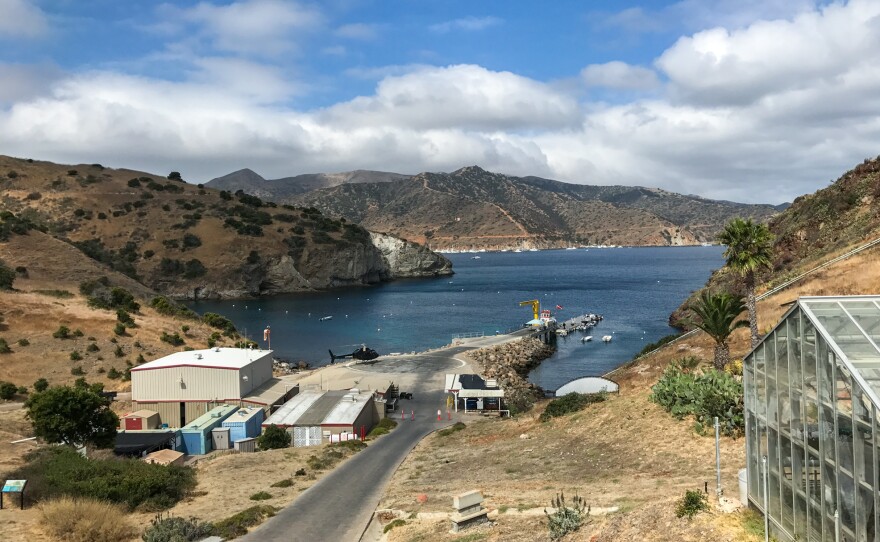 The Wrigley Marine Science Center is located 20 miles off the coast of Los Angeles, on Santa Catalina Island.