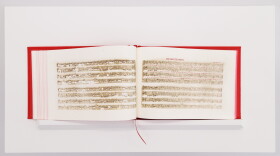 Chicago-based artist Bethany Collins compiled 100 versions of "My Country 'Tis of Thee," which is on display at Locust Projects in Miami's Design District.