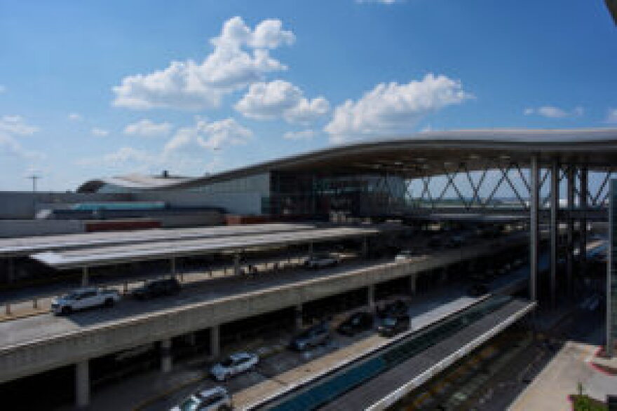 A view of the Nashville International Airport is seen Friday, Aug. 28, 2026, in Nashville, Tenn.