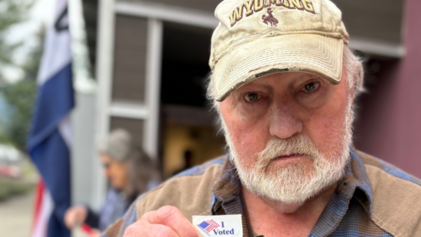 Retired ski magazine publisher and photographer Bob Woodall is a self-dubbed “RINO for the day.” 