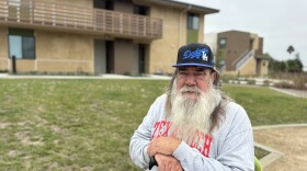 Robert Michael is one of the military veterans who have found a home at a new permanent affordable living community in Ventura