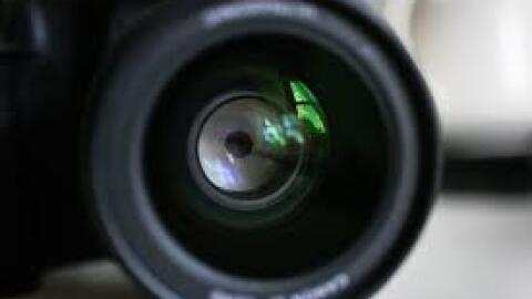 photo of a black camera