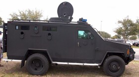 The Bloomington Police Department purchased Lenco BearCat armored vehicle like the one pictured here in Lee County, Florida.