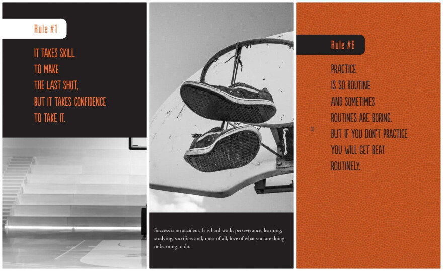 Images from author Kwame Alexander's book "The Playbook: 52 Rules to Aim, Shoot, and Score in This Game Called Life." (Courtesy Houghton Mifflin Harcourt)
