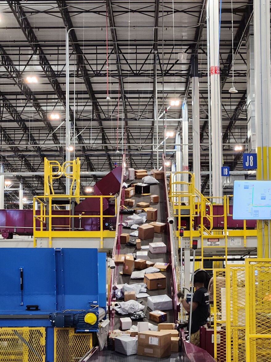 High-tech sorting equipment improves package processing