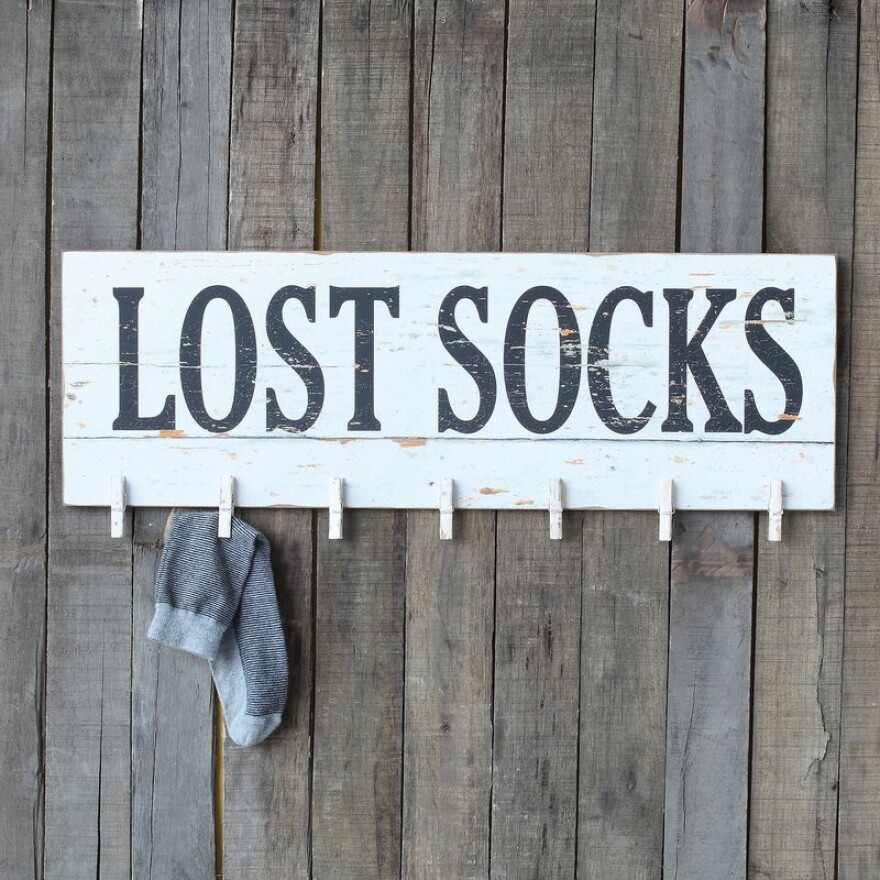 Lost Socks from Birch Lane. I just couldn't resist. Made me smile!